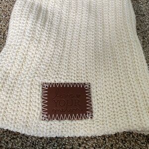 Love your melon brand cream slouch beanie